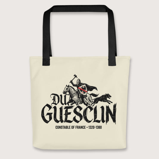 Black Du Guesclin Bag - history buff gift by HistoHead