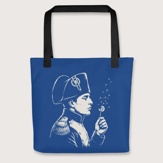 Black Napoleon Bonaparte Blowing Wishes Bag - history buff gift by HistoHead