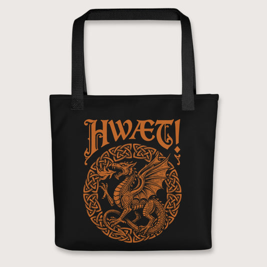 Black Hwaet Dragon Bag - history buff gift by HistoHead