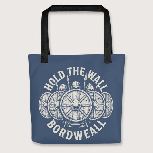 Black Hold the Wall Bag - history buff gift by HistoHead