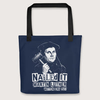 Black Nailed It Bag - history buff gift by HistoHead