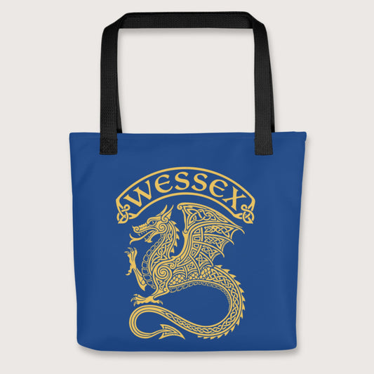 Black Wessex Dragon Bag - history buff gift by HistoHead