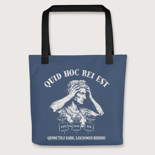 Black Augustus What the Hell Is This Latin Bag - history buff gift by HistoHead