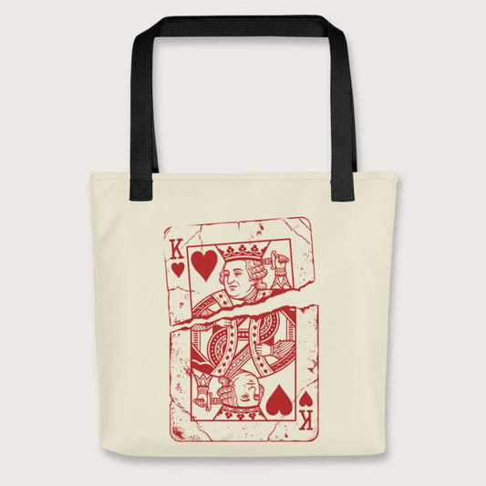 Black Louis XVI Playing Card Bag - history buff gift by HistoHead
