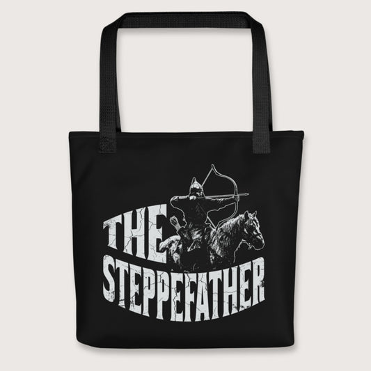 Black The Steppefather Bag - history buff gift by HistoHead