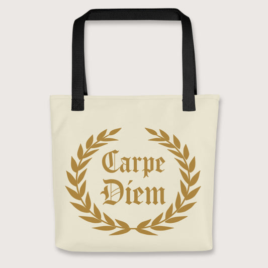 Black Carpe Diem Bag - history buff gift by HistoHead