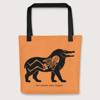 Black The Scales Were Rigged Bag - history buff gift by HistoHead