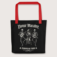 Red Danse Macabre European Tour Bag - history buff gift by HistoHead