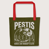 Red Pestis Dance Bag - history buff gift by HistoHead