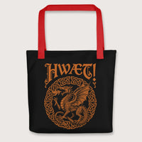Red Hwaet Dragon Bag - history buff gift by HistoHead