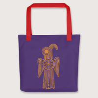 Red Anglo-Saxon Eagle Bag - history buff gift by HistoHead