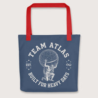 Red Team Atlas Built For Heavy Days Bag - history buff gift by HistoHead
