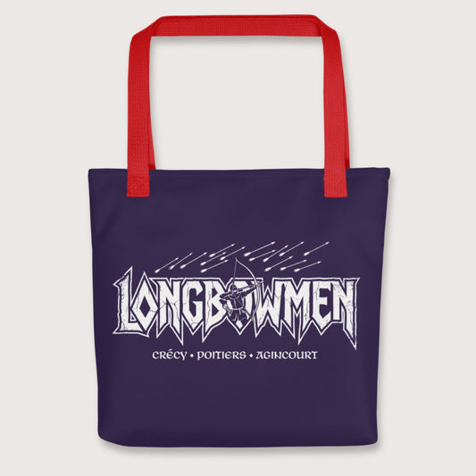 Red Longbowmen Bag - history buff gift by HistoHead