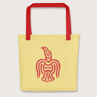 Red Viking York Raven Bag - history buff gift by HistoHead