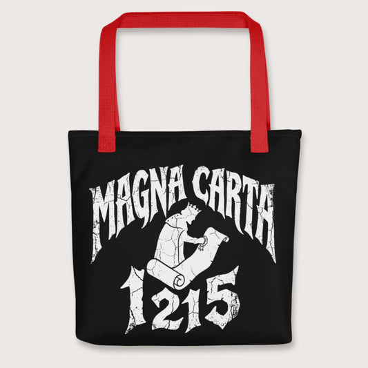 Red Magna Carta 1215 Bag - history buff gift by HistoHead