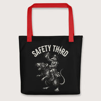 Red Plague Doctor Safety Third Bag - history buff gift by HistoHead