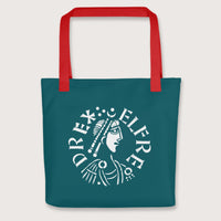 Red Alfred the Great Penny Bag - history buff gift by HistoHead