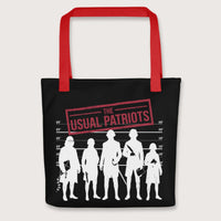 Red The Usual Patriots Bag - history buff gift by HistoHead