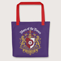 Red Wars of the Roses Bag - history buff gift by HistoHead