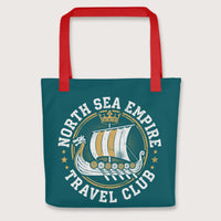 Red North Sea Empire Travel Club Bag - history buff gift by HistoHead