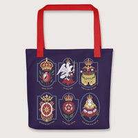 Red Six Wives Badges Bag - history buff gift by HistoHead