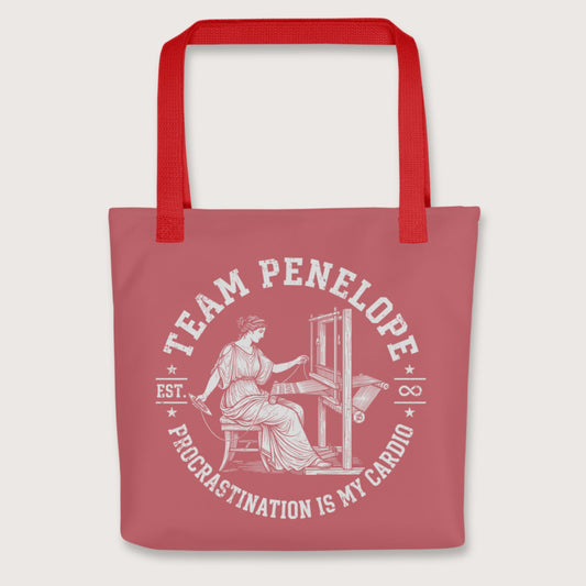 Red Team Penelope Procrastination Bag - history buff gift by HistoHead