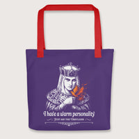 Red Olga of Kiev I Have a Warm Personality Bag - history buff gift by HistoHead