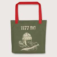 Red 1177 BC Bag - history buff gift by HistoHead