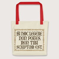 Red If You Can't Read This It's Not Written For You Bag - history buff gift by HistoHead