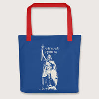 Red Alfred the Great Bag - history buff gift by HistoHead