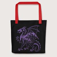 Red Whitby Wyrm Bag - history buff gift by HistoHead