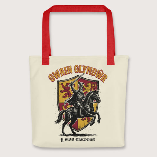 Red Owain Glyndwr Bag - history buff gift by HistoHead
