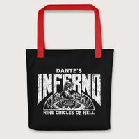 Red Dante's Inferno Bag - history buff gift by HistoHead