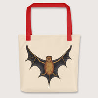 Red Weird Medieval Bat Bag - history buff gift by HistoHead
