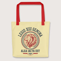 Red Legio XIII Gemina Alea Iacta Est Bag - history buff gift by HistoHead