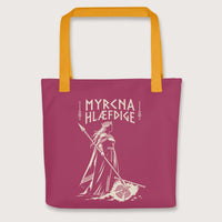 Yellow Æthelflæd Myrcna Hlæfdige Bag - history buff gift by HistoHead