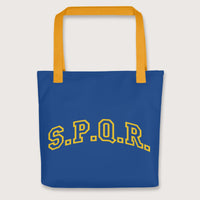 Yellow SPQR Bag - history buff gift by HistoHead