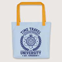 Yellow Time Travel University Bag - history buff gift by HistoHead