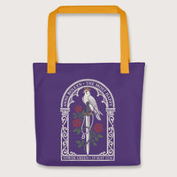 Yellow Anne Boleyn Falcon Bag - history buff gift by HistoHead