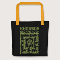 Yellow Knossos Escape Room Bag - history buff gift by HistoHead