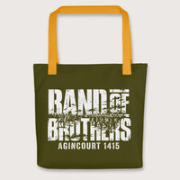 Yellow Band of Brothers Agincourt 1415 Bag - history buff gift by HistoHead