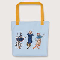 Yellow Medieval Fun Time Bag - history buff gift by HistoHead