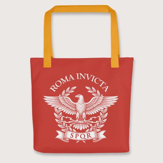 Yellow Roma Invicta Bag - history buff gift by HistoHead