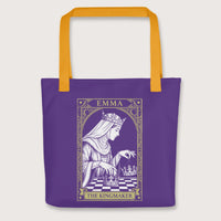 Yellow Emma of Normandy The Kingmaker Bag - history buff gift by HistoHead