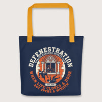 Yellow Defenestration Prague Extreme Sports Club Bag - history buff gift by HistoHead