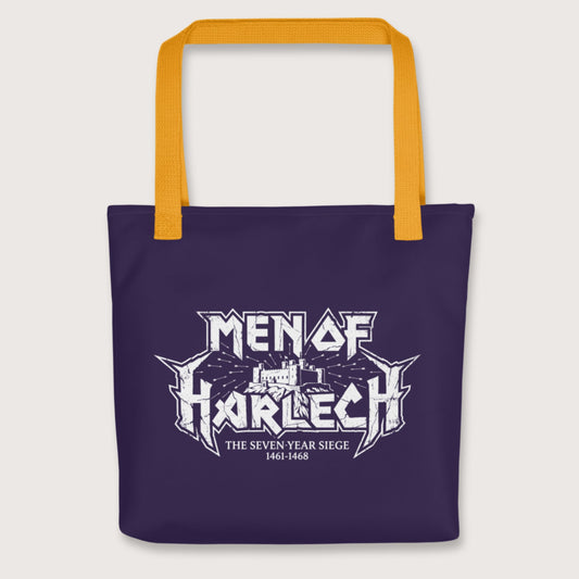 Yellow Men of Harlech Bag - history buff gift by HistoHead