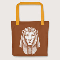 Yellow Sekhmet Bag - history buff gift by HistoHead