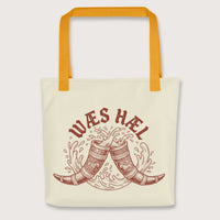 Yellow Wæs Hæl Bag - history buff gift by HistoHead