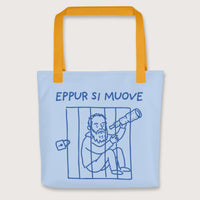 Yellow Galileo Galilei And Yet It Moves Bag - history buff gift by HistoHead