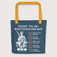 Yellow Æthelred the Unready Viking Raid Survival Guide Bag - history buff gift by HistoHead